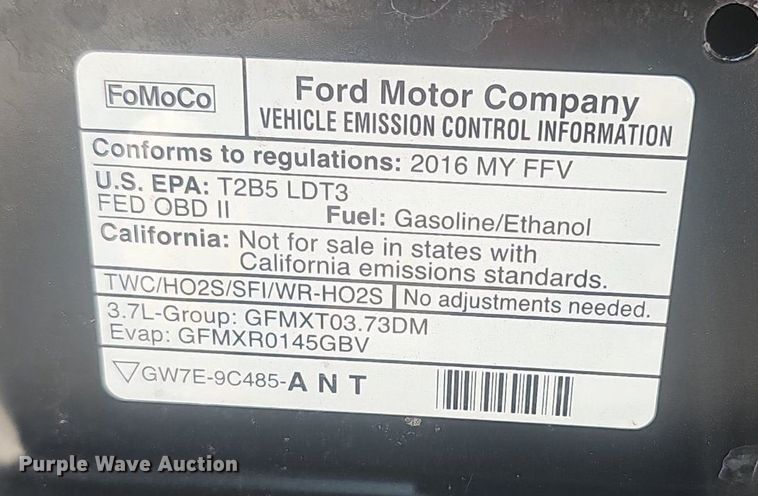 image for item EJ5746 2016 Ford Explorer Police Interceptor SUV