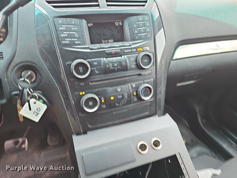 image for item EJ5747 2016 Ford Explorer Police Interceptor SUV