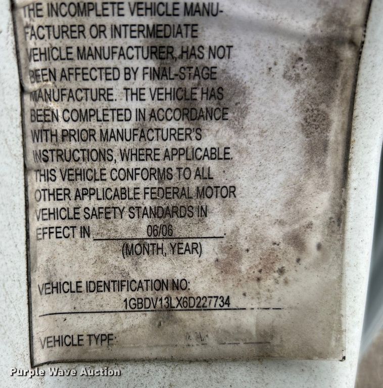 image for item EK4905 2006 Chevrolet  Uplander handicap accessible van