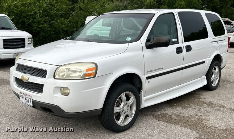 image for item EK4907 2008 Chevrolet  Uplander handicap accessible van
