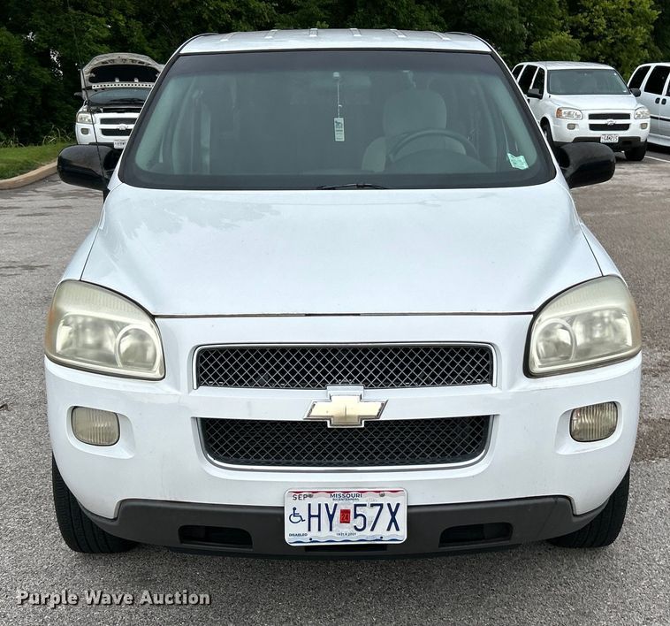 image for item EK4907 2008 Chevrolet  Uplander handicap accessible van