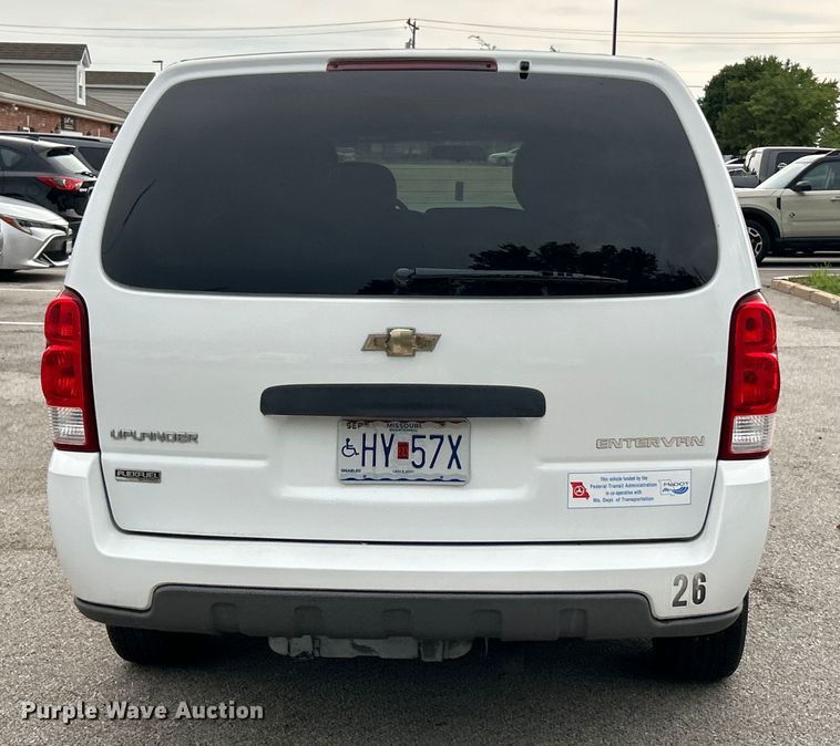 image for item EK4907 2008 Chevrolet  Uplander handicap accessible van