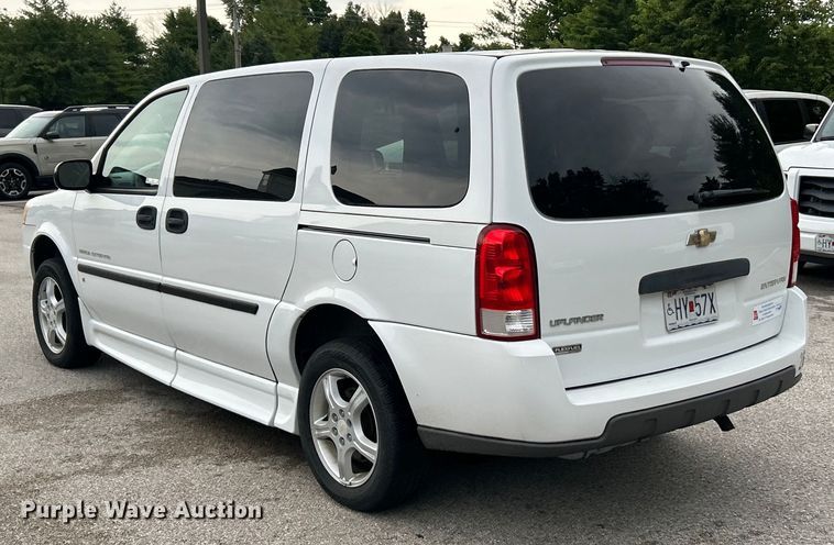 image for item EK4907 2008 Chevrolet  Uplander handicap accessible van