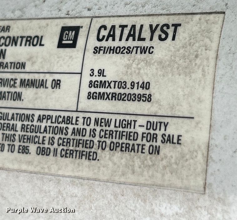 image for item EK4907 2008 Chevrolet  Uplander handicap accessible van