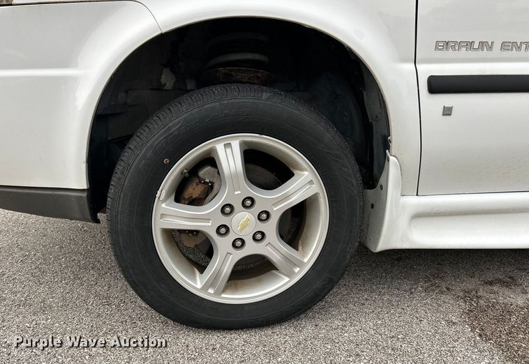 image for item EK4907 2008 Chevrolet  Uplander handicap accessible van