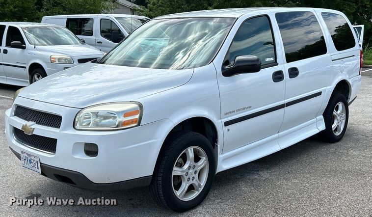 image for item EK4908 2008 Chevrolet  Uplander  handicap accessible van