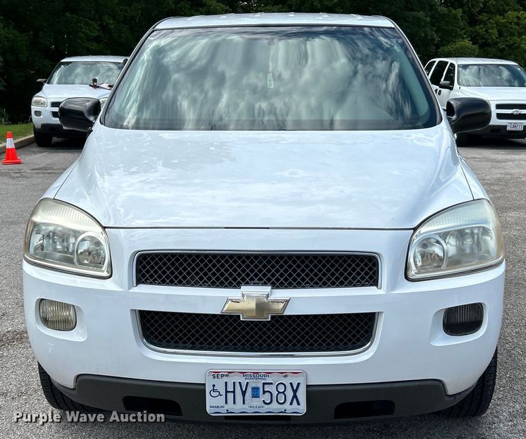 image for item EK4908 2008 Chevrolet  Uplander  handicap accessible van