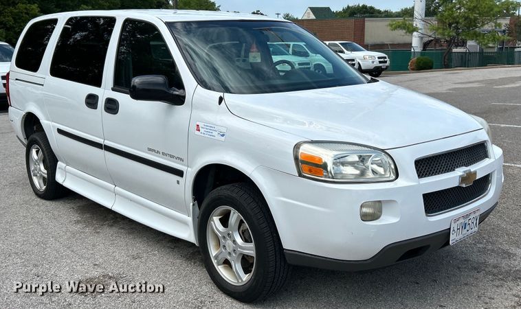 image for item EK4908 2008 Chevrolet  Uplander  handicap accessible van