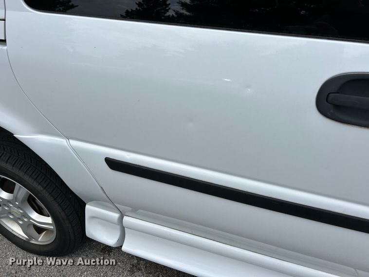 image for item EK4908 2008 Chevrolet  Uplander  handicap accessible van