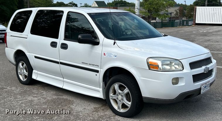 image for item EK4909 2008 Chevrolet  Uplander handicap accessible van