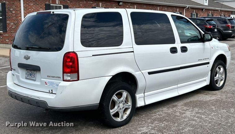 image for item EK4909 2008 Chevrolet  Uplander handicap accessible van