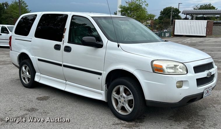 image for item EK4910 2008 Chevrolet  Uplander handicap accessible van