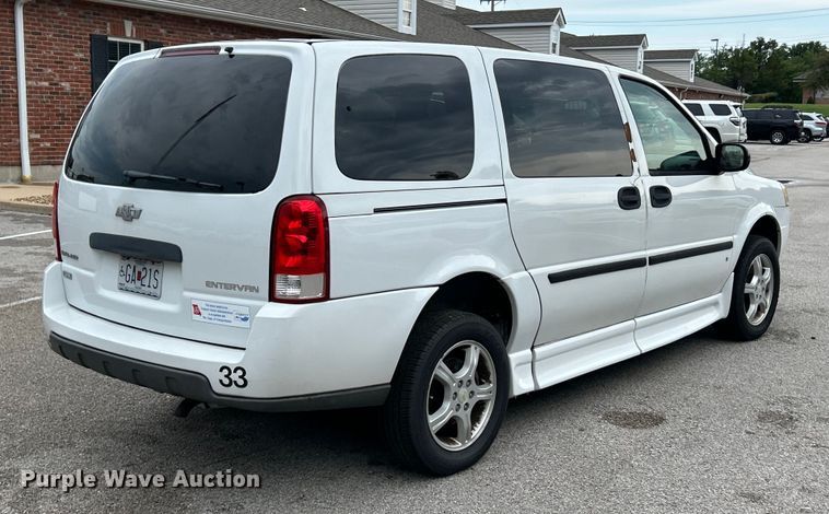 image for item EK4910 2008 Chevrolet  Uplander handicap accessible van