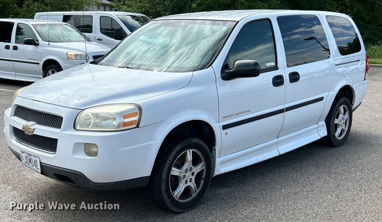image for item EK4911 2008 Chevrolet  Uplander handicap accessible van