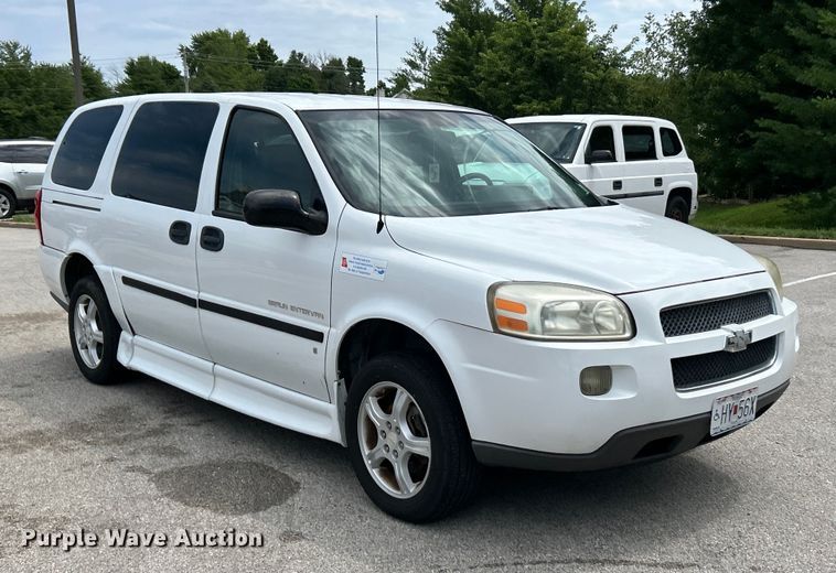 image for item EK4912 2008 Chevrolet  Uplander handicap accessible van