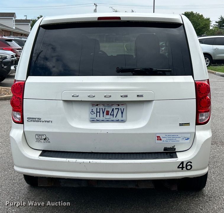 image for item EK4914 2012 Dodge Grand Caravan  handicap accessible van