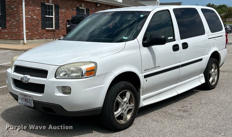 image for item EK4915 2008 Chevrolet  Uplander handicap accessible van