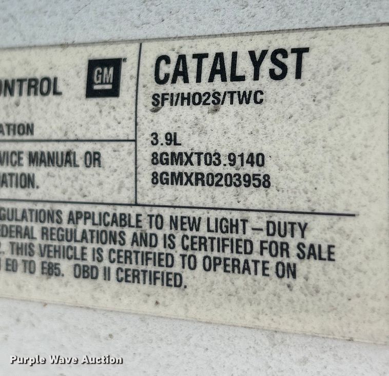 image for item EK4915 2008 Chevrolet  Uplander handicap accessible van