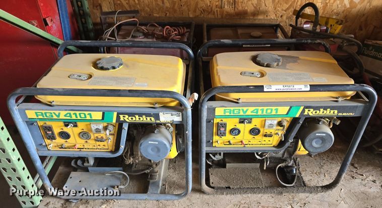 image for item EK6212 (2) Robin RGV 4101 generators