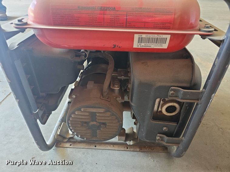 image for item EK6214 (2) Kawasaki GE2200A generators
