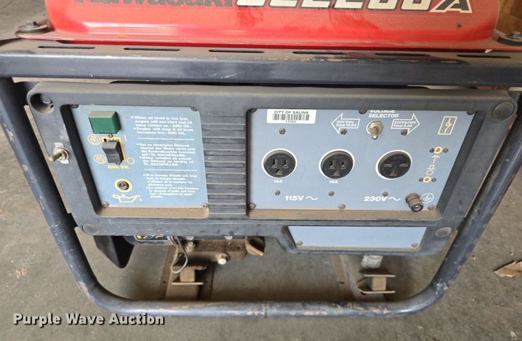 image for item EK6214 (2) Kawasaki GE2200A generators