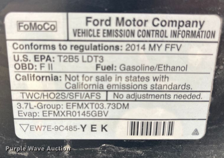 image for item EK8820 2014 Ford Explorer Police Interceptor  SUV