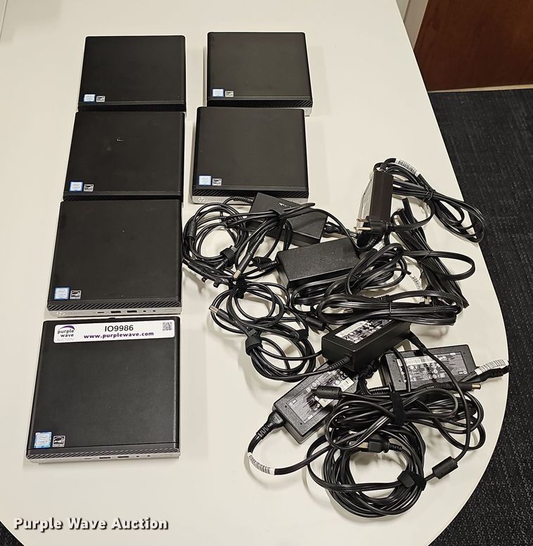 image for item IO9986 (6) HP ProDesk 600 G3 mini computers