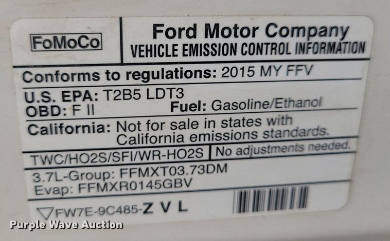 image for item KA9978 2015 Ford Explorer Police Interceptor SUV