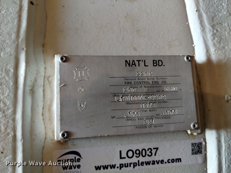 image for item LO9037 1975 Fire Boss fire skid unit