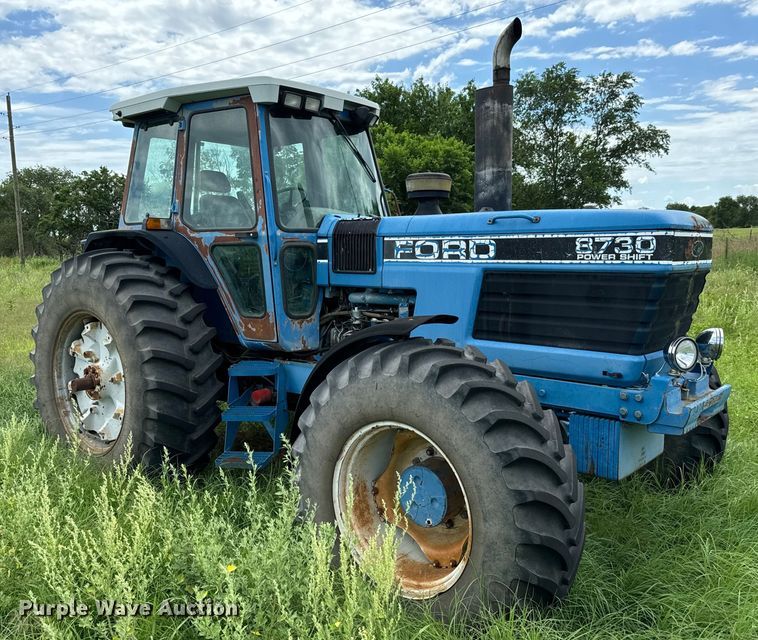 image for item MU9953 1991 Ford 8730 MFWD tractor