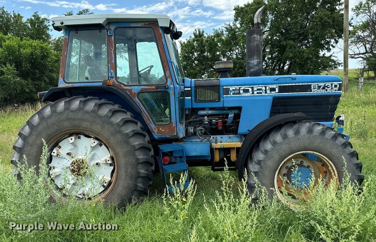 image for item MU9953 1991 Ford 8730 MFWD tractor