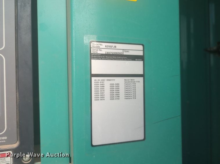 image for item NG9906 Onan 625GF JB generator