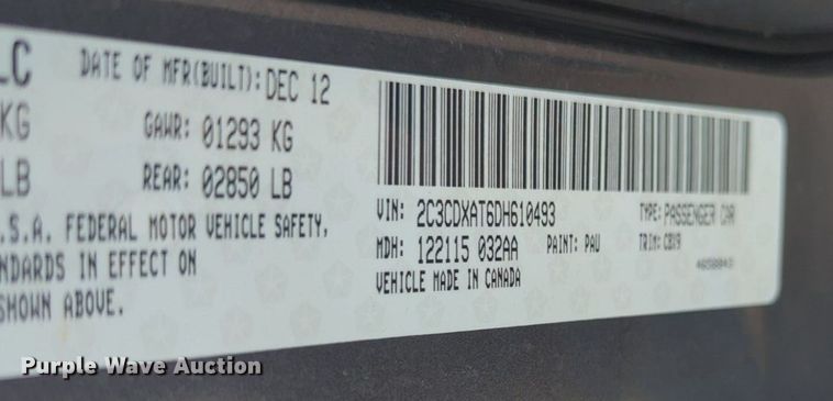 image for item NW9558 2013 Dodge Charger Police 