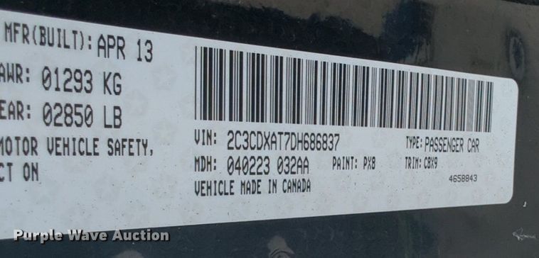 image for item NW9562 2013 Dodge Charger Police 