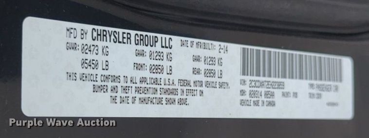 image for item NW9565 2014 Dodge Charger Police 