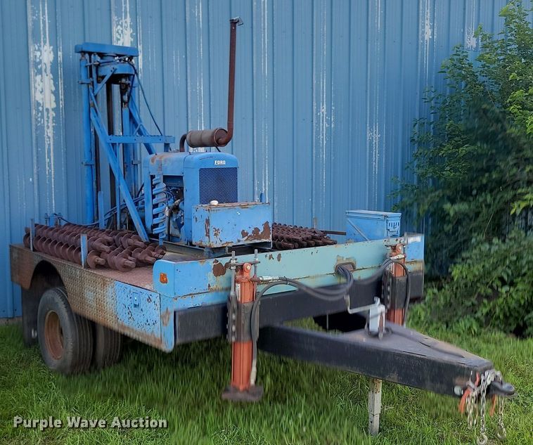 image for item OD9598 2005 Shop built vertical drill trailer