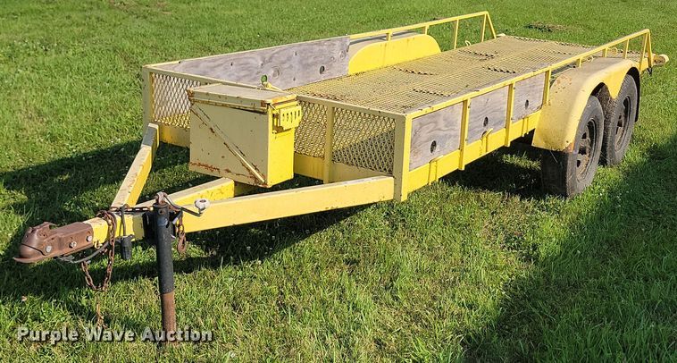image for item OD9599 1991 Shop built utility trailer