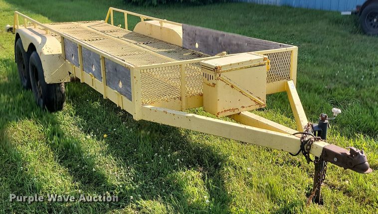 image for item OD9599 1991 Shop built utility trailer