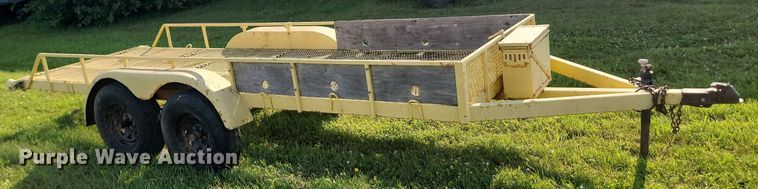 image for item OD9599 1991 Shop built utility trailer