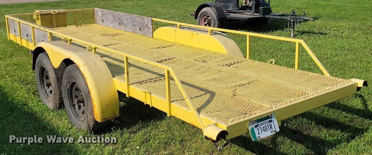image for item OD9599 1991 Shop built utility trailer