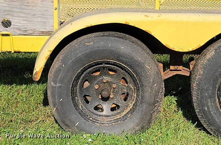 image for item OD9599 1991 Shop built utility trailer