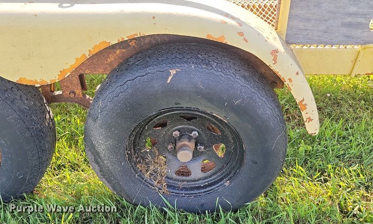 image for item OD9599 1991 Shop built utility trailer