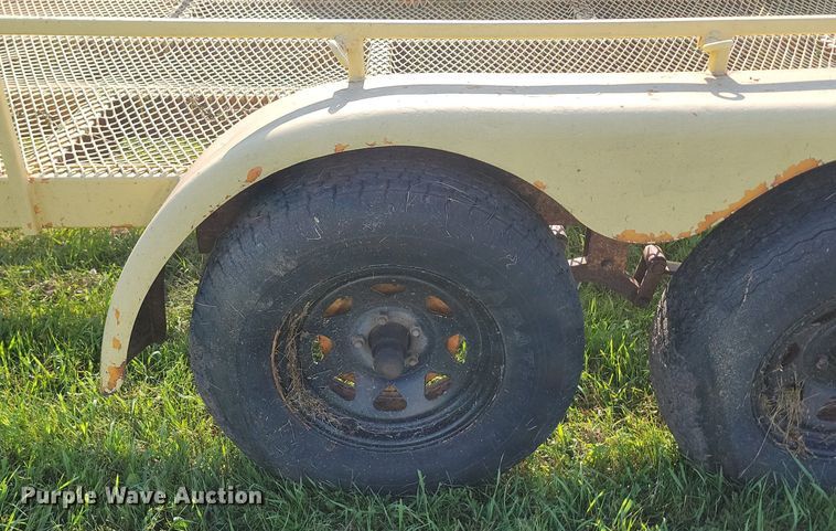 image for item OD9599 1991 Shop built utility trailer