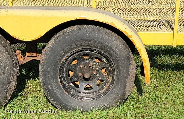 image for item OD9599 1991 Shop built utility trailer