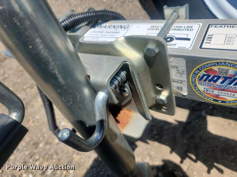 image for item OD9603 2015 Featherlite  utility trailer