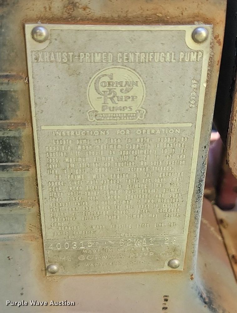 image for item OD9612 1973 Consolidated Diesel Electric M561 fire truck