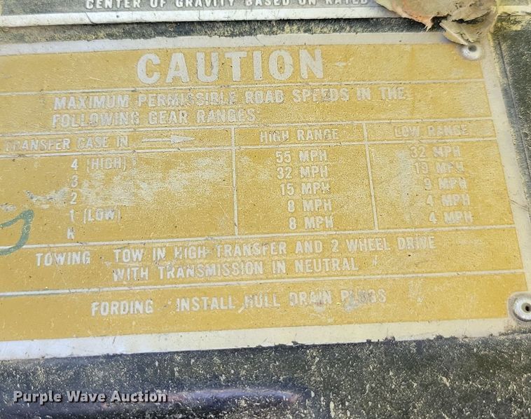 image for item OD9612 1973 Consolidated Diesel Electric M561 fire truck