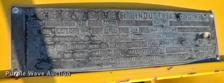 image for item OD9614 1955 Clark  FCT40-RS tug