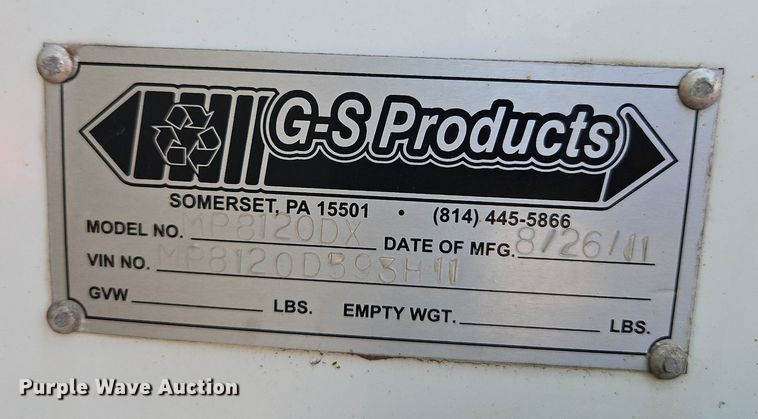 image for item OF9815 2011 International  7300 refuse truck