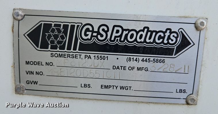 image for item OF9821 2011 International  7300 refuse truck